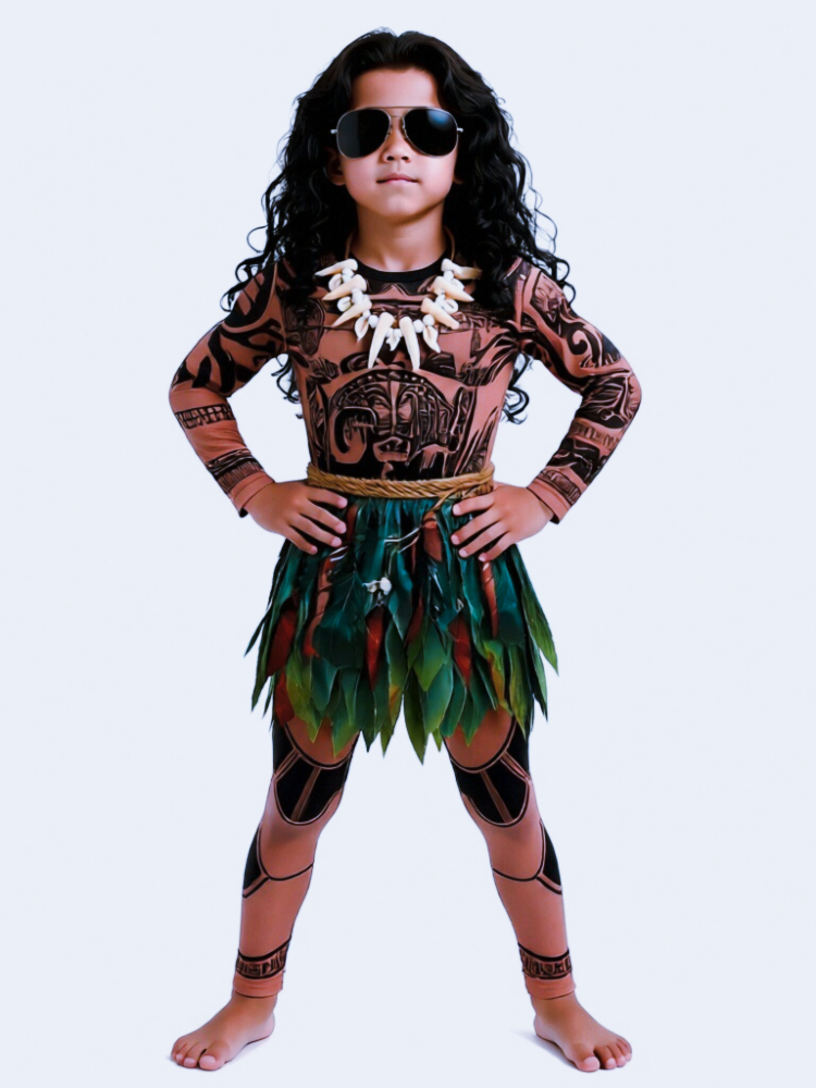 Free Cosplay Prop Patterns - Fantasia de Verão Moana Maui para