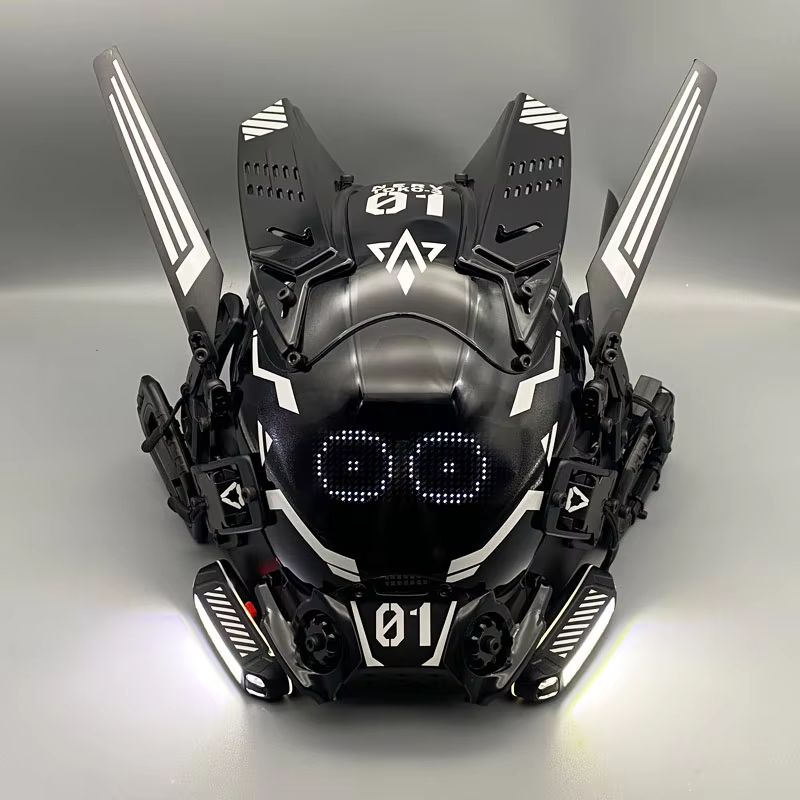 Cosplay Prop Display - Cyber punk cos máscara cosplay mech