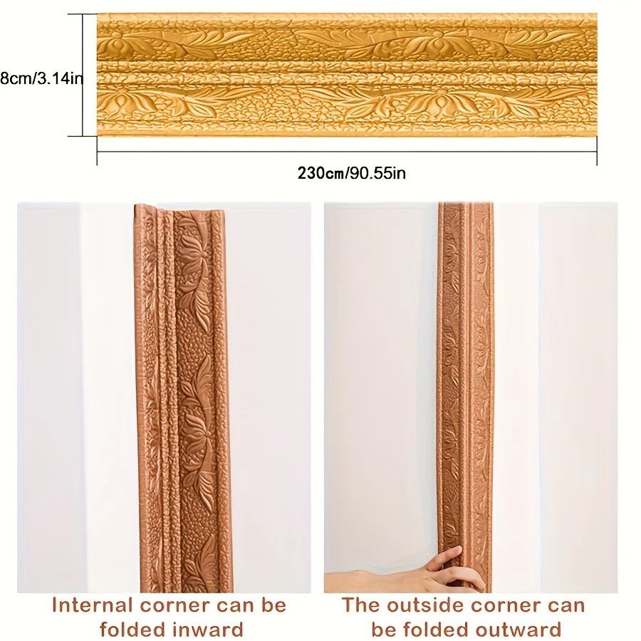 Craft Foam Roll - Adesivos de tira de borda de