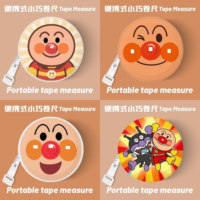 Cosplay Fire Prop - Fita Métrica Mini Rebatível Anpanman Baikinman