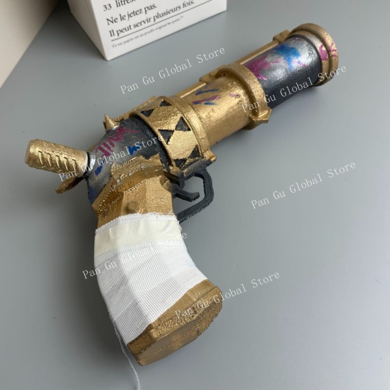 Cosplay Prop Display - Pistola jinx personalizada de 28cm/11,02 polegadas,
