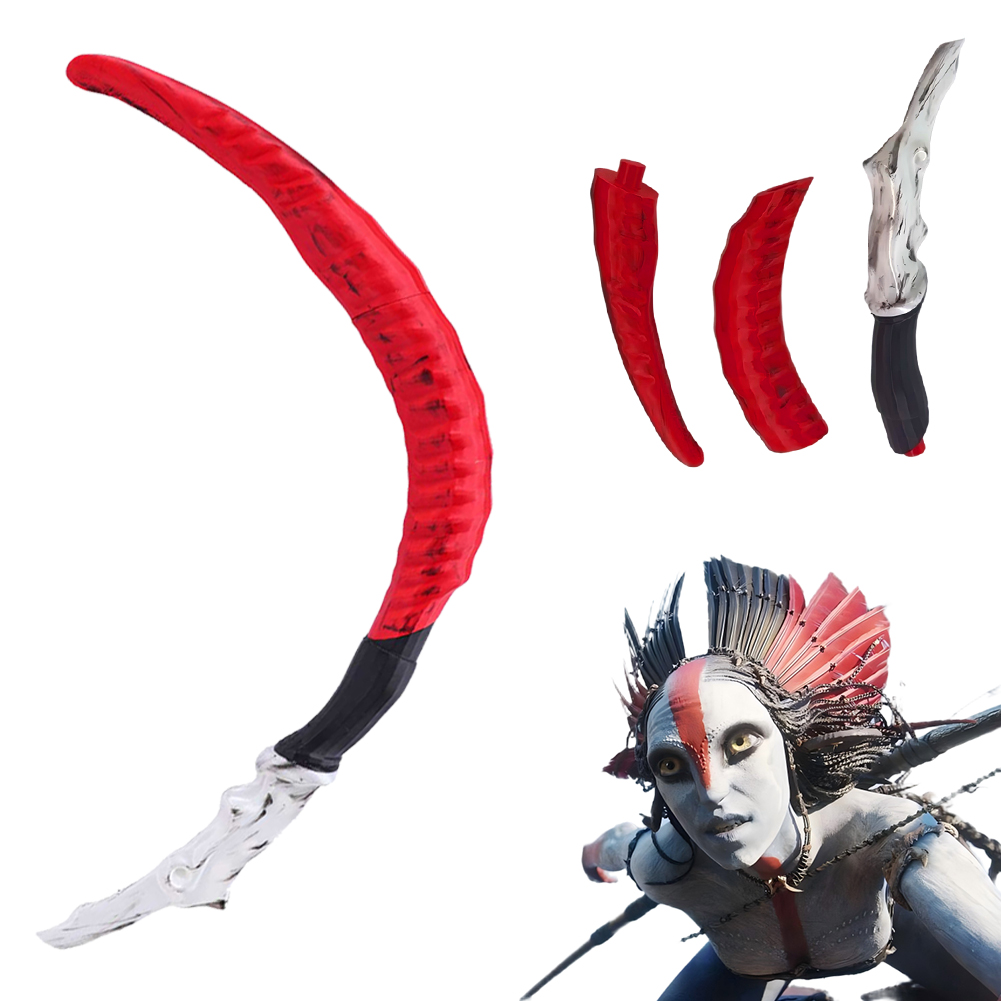 Cosplay Fire Prop - Fantasia avatar de fogo cinza líder