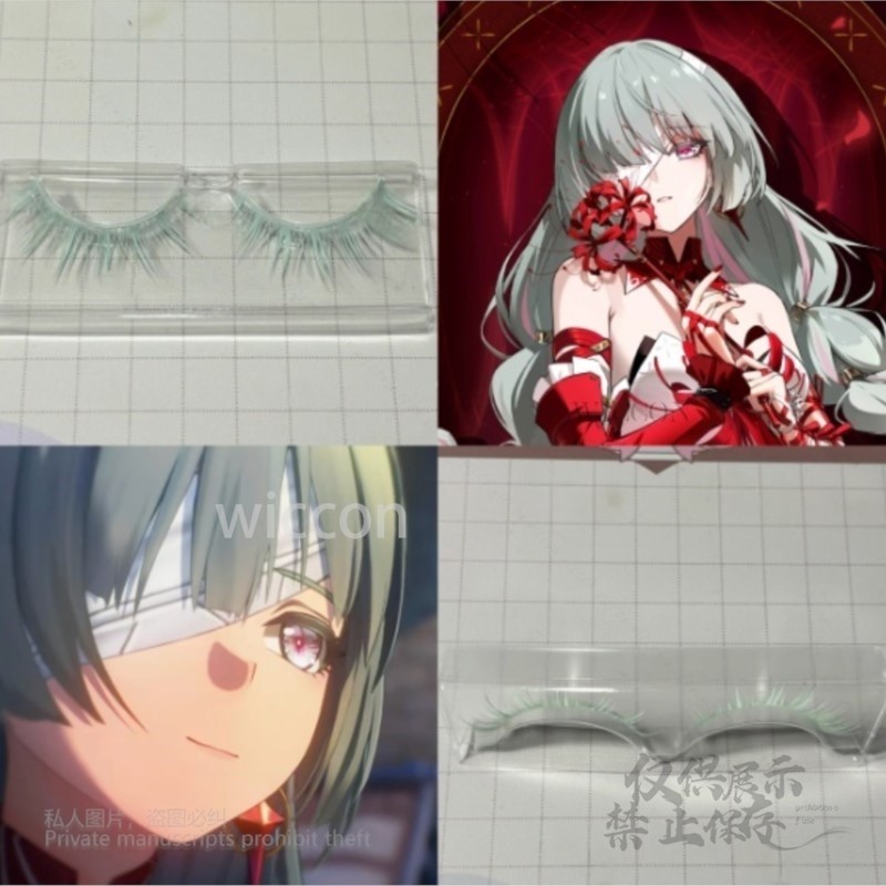Prop For Cosplay - Anime phrolova cosplay peruca verde rosa