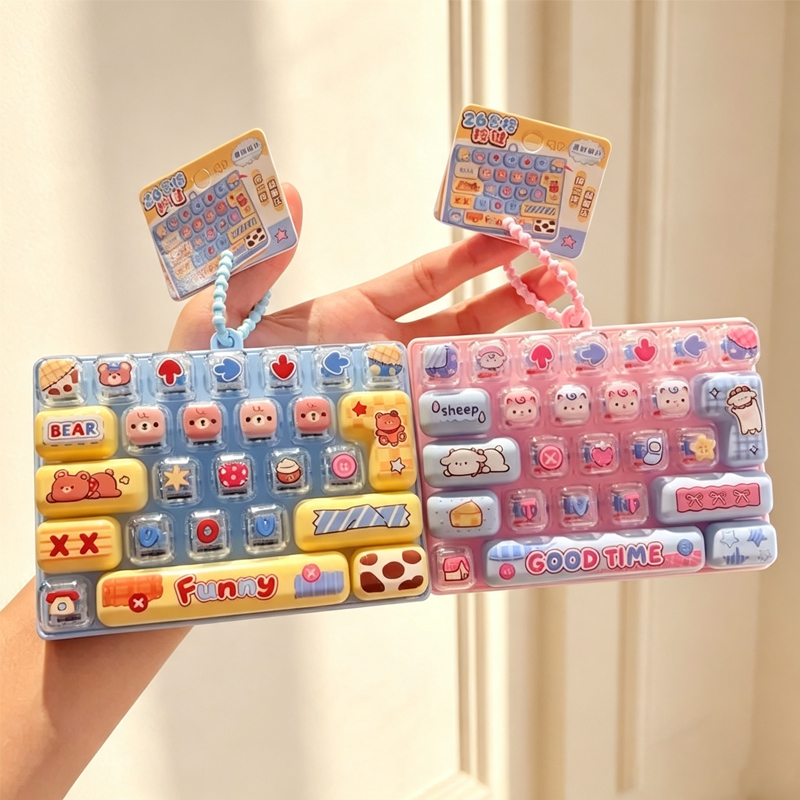 Cosplay Fire Prop - Em Estoque: Chaveiro Clicker de Teclado