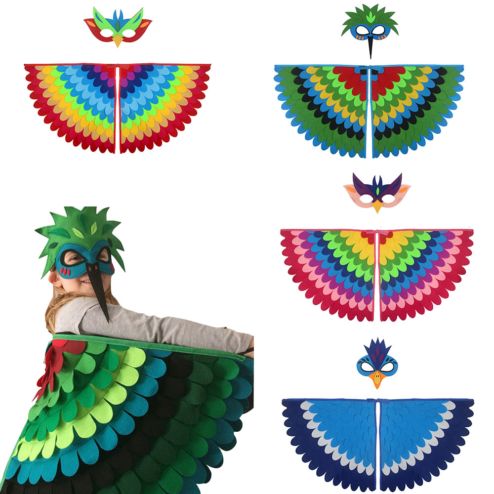 Free Cosplay Prop Patterns - Fantasia de Asas de Coruja Fofa