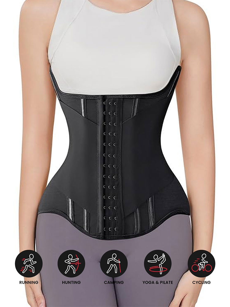 Boning Corset Steel - Cinta Modeladora em U para Mulheres