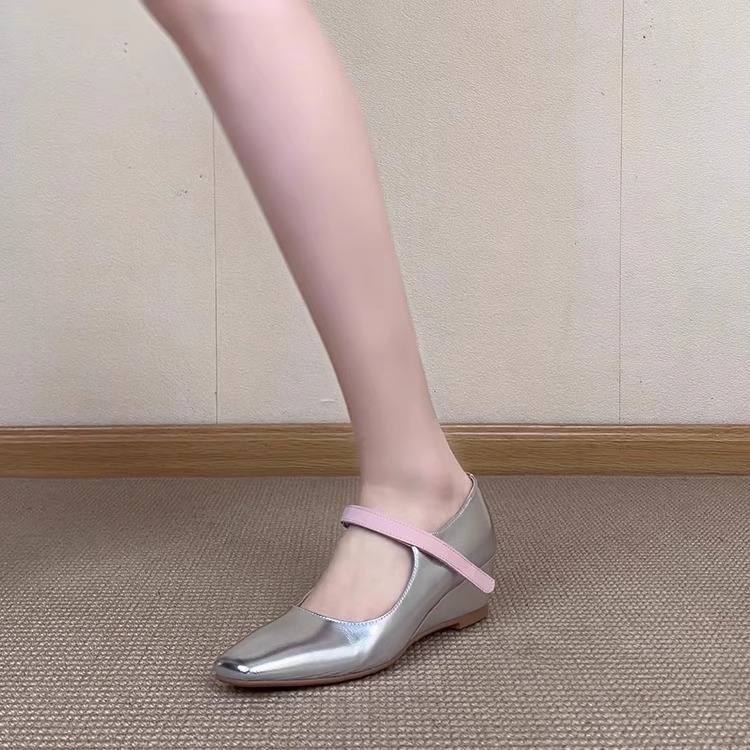 Sapatos Femininos Mary Jane co - Velcro Hook Loop avaliação e preço