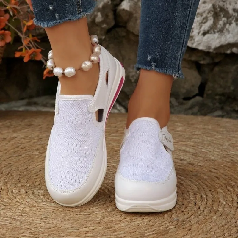 Tênis Feminino Plataforma Slip - Velcro Hook Loop avaliação e preço