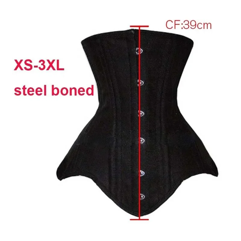 Torso longo underbust espartil - Boning Corset Steel avaliação e preço