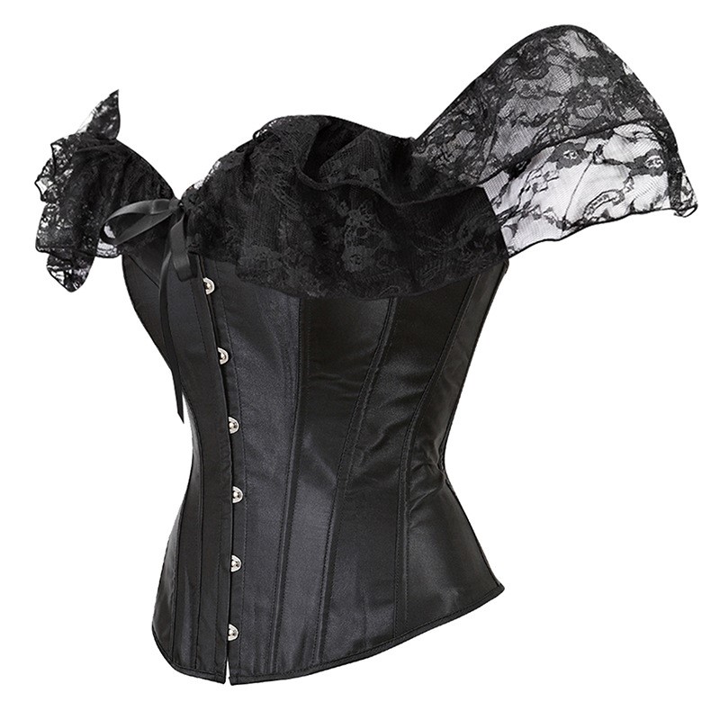 Corset Steampunk Feminino Góti - Boning Corset Steel avaliação e preço