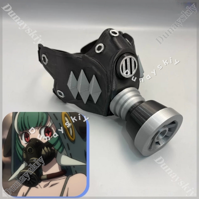 Máscara de Gás Cyberpunk Guita - Cosplay Prop 3D Print avaliação e preço