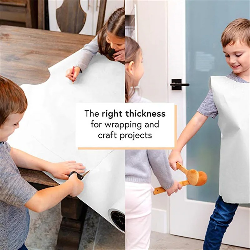 Rolo de papel kraft branco/pre - Craft Foam Roll avaliação e preço