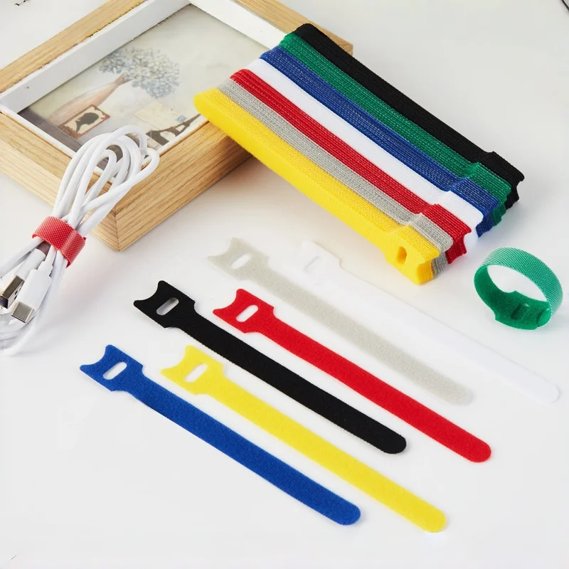 Organizador de cabos reutilizá - Velcro Hook Loop avaliação e preço