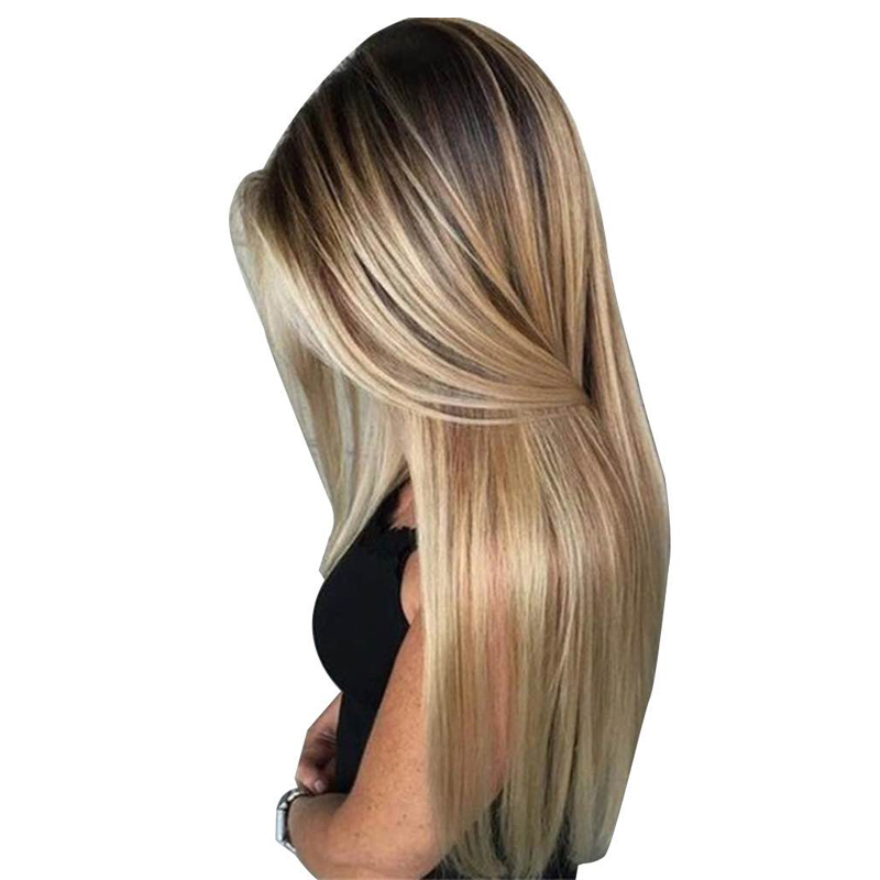 Peruca longa reta feminina de  - Wig Fiber Net avaliação e preço