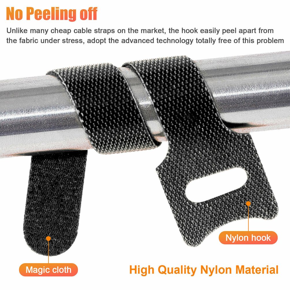 Velcros para cabos, abraçadeir - Velcro Hook Loop avaliação e preço