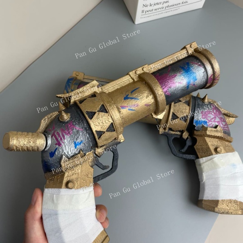 Pistola jinx personalizada de  - Cosplay Prop Display avaliação e preço