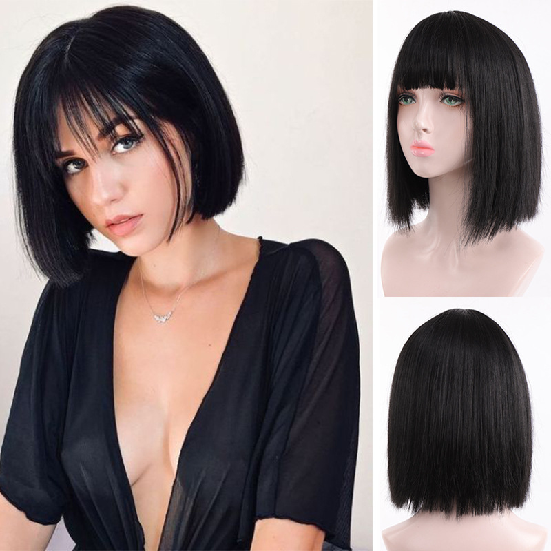 Peruca feminina reta com franj - Wig Fiber Net avaliação e preço