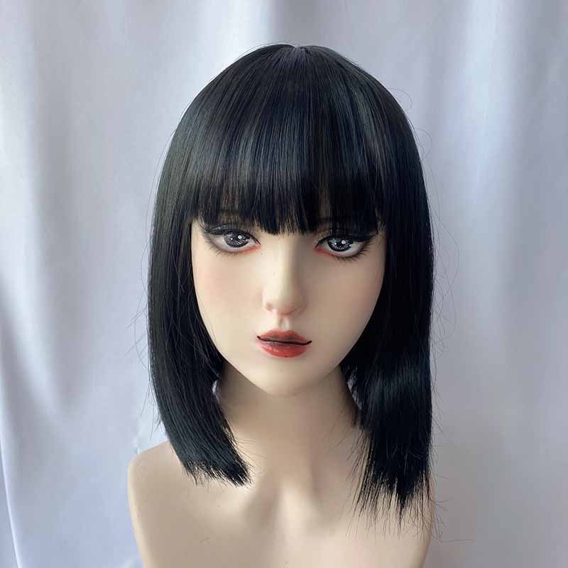 Peruca feminina reta com franj - Wig Fiber Net avaliação e preço