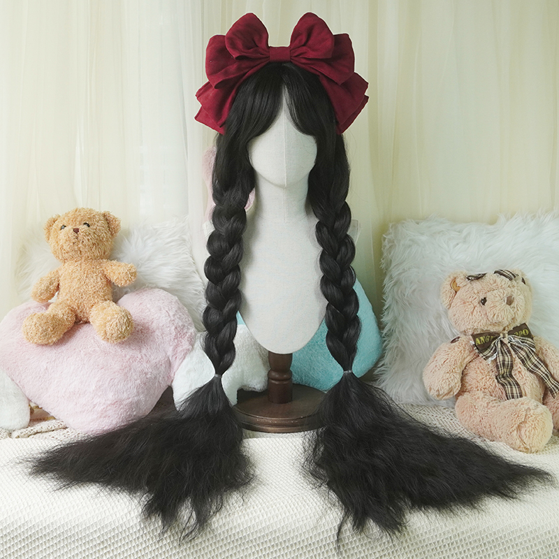 Peruca cosplay de anime com re - Wig Fiber Net avaliação e preço