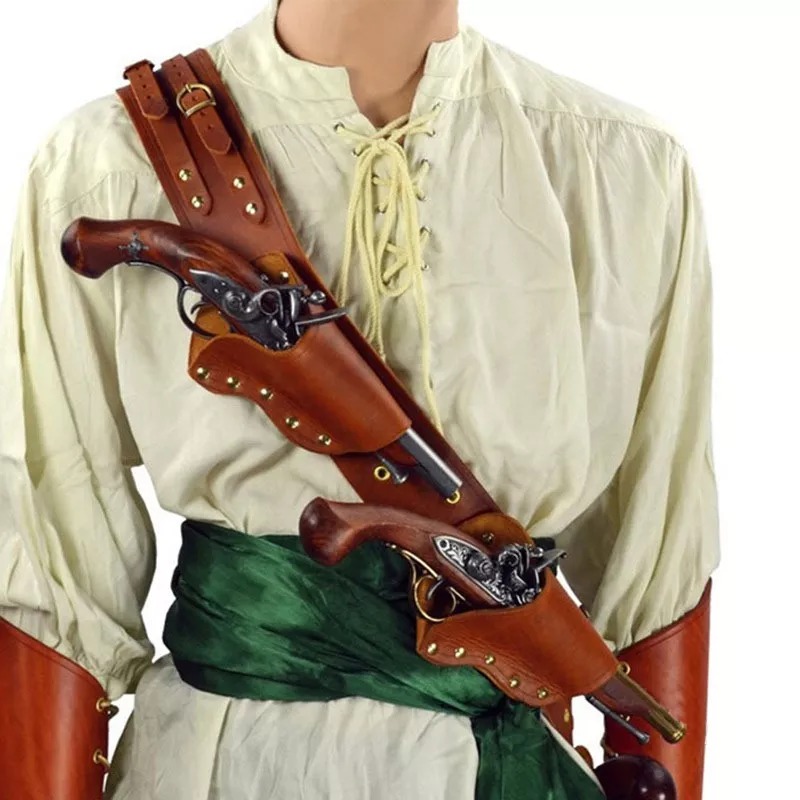 Renascentista pirata flintlock - Cosplay Prop Bag avaliação e preço