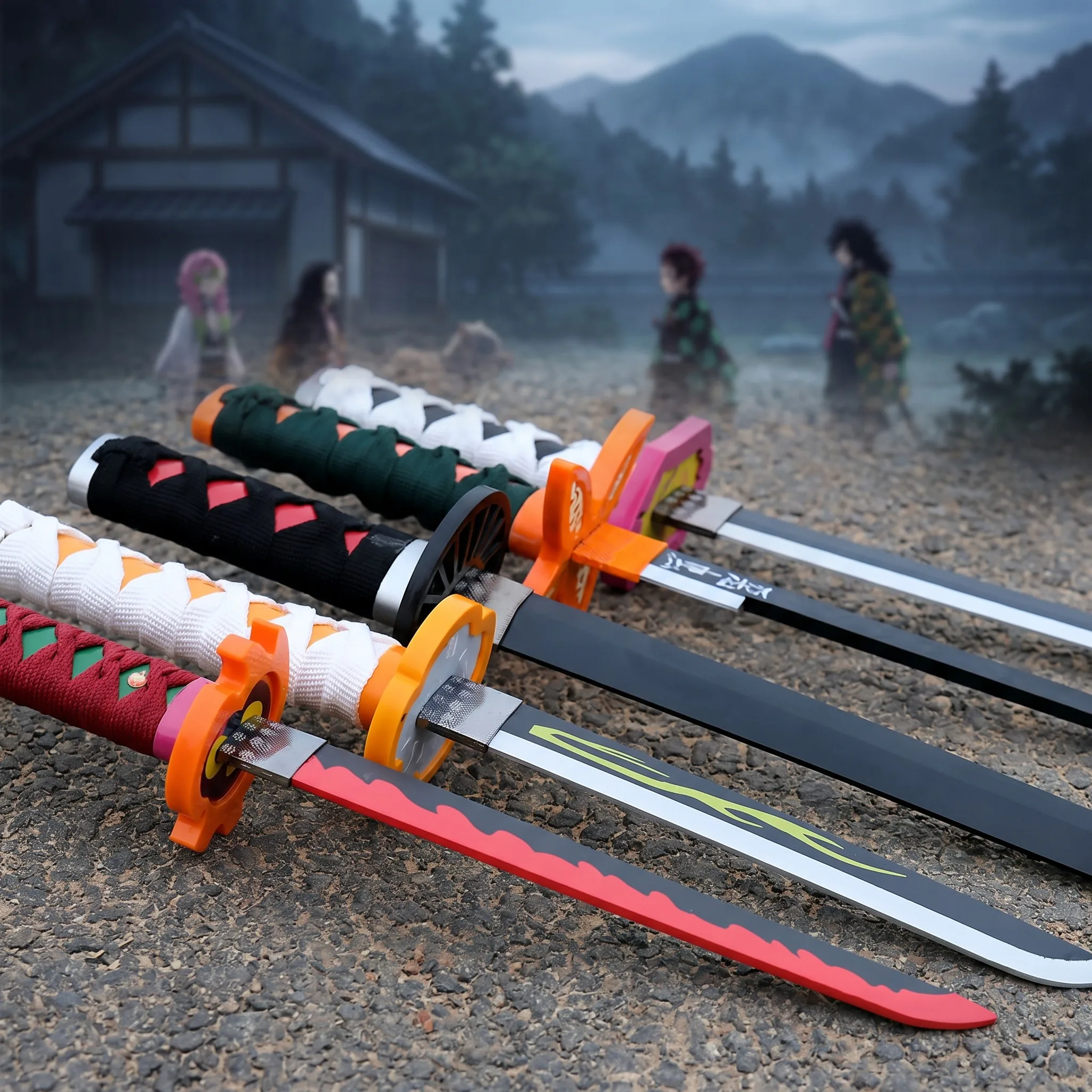72 104cm Katana Demon Slayer T - Cosplay Prop Display avaliação e preço