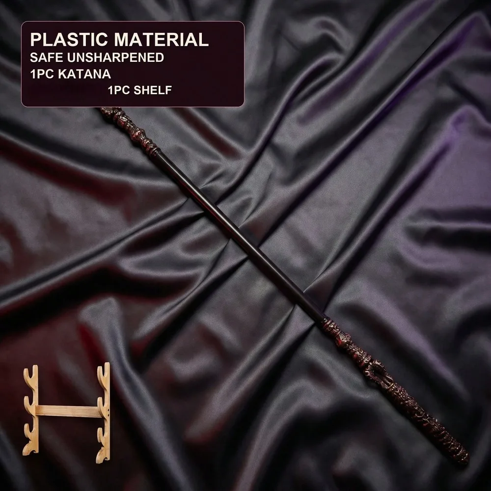 Espada Katana de Plástico Monk - Cosplay Prop Display avaliação e preço