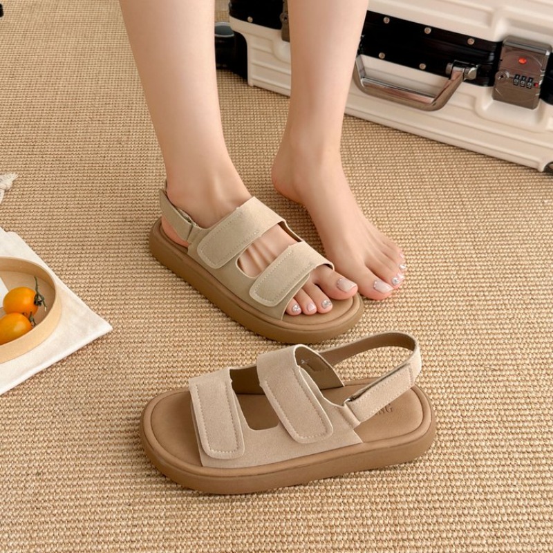 Novas Sandálias Esportivas Fem - Velcro Hook Loop avaliação e preço