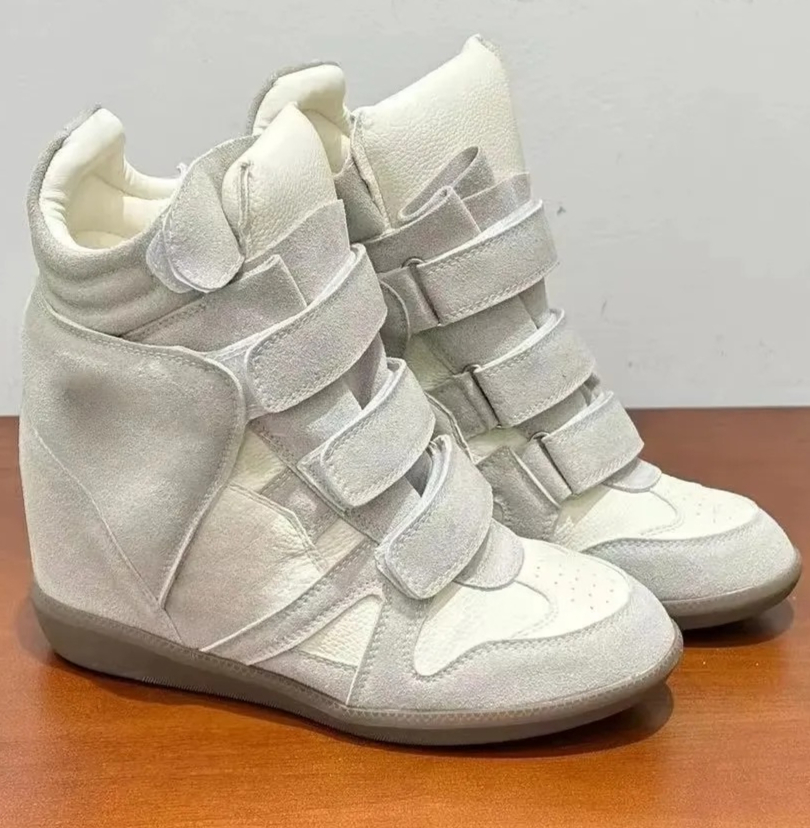 Tênis Feminino Cano Alto com S - Velcro Hook Loop avaliação e preço