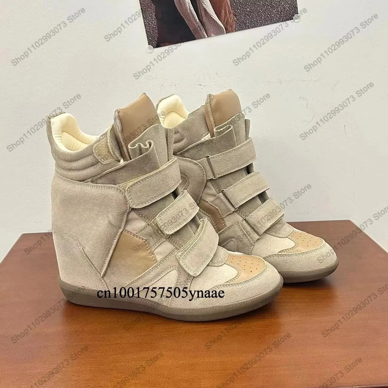 Tênis Feminino Cano Alto com S - Velcro Hook Loop avaliação e preço